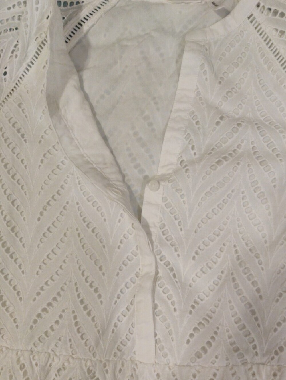 S.Oliver White Eyelet Lace Tiered Dress - Picture 7 of 15